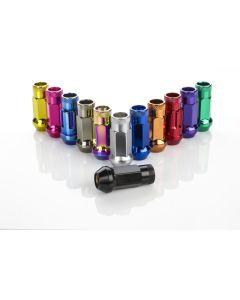 Wheel Mate Muteki SR48 Open End Lug Nuts - Orange 12x1.50 48mm **SPECIAL ORDER - MIN ORDER 60 SETS** - 32906O