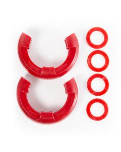Rugged Ridge Red 7/8in D-Ring Isolator Kit - 11235.41