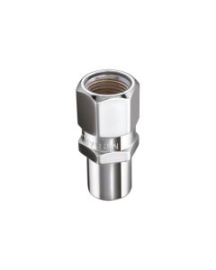 McGard Hex Lug Nut (Drag Racing Reg. Shank) 1/2-20 / 13/16 Hex / 1.86in. Length (4-Pack) - Chrome - 61005