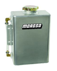 Moroso Universal Coolant Expansion Tank - Integral Mounting Bracket - 4qt - 63769