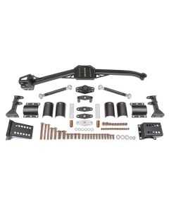 BMR 82-92 3rd Gen F-Body Body Mount Watts Link Rod Ends - Black Hammertone - WL330H