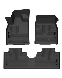 Husky Liners 2021 Ford Mustang Mach-E Weatherbeater Front & 2nd Seat Floor Liners - Black - 95071