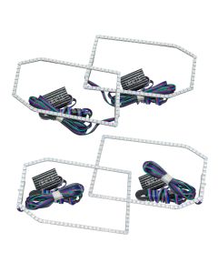 Oracle Chevy Silverado 14-15 Halo Kit Non-Projector Style - ColorSHIFT w/o Controller - 2271-334