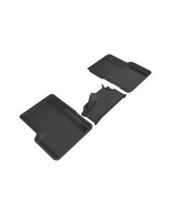 3D MAXpider 2015-2020 Jeep Renegade Kagu 2nd Row Floormats - Black - L1JP01321509
