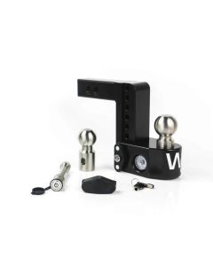 Weigh Safe 6in Drop Hitch w/Built-in Scale & 2in Shank (8K/12.5K GTWR) w/WS05 - Black Cerakote - WS6-2-KA-CER-BLA