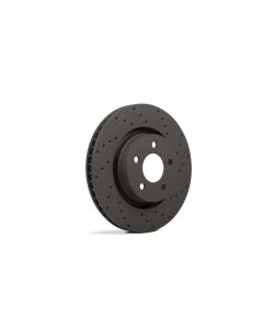 Hawk Talon 2008 Mitsubishi Lancer Evolution GSR AWD Drilled and Slotted Front Brake Rotor Set - HTC4985