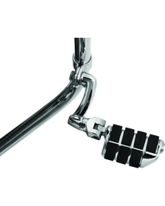 Kuryakyn Longhorn Offset Dually ISO Peg With 1-1/2in Clamp Chrome - 4574