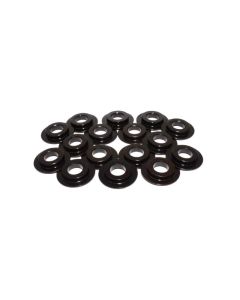 COMP Cams Valve Spring Locators 1.285in x 0.532in x 0.135in Steel Set of 16 for Performance Engines - 4684-16