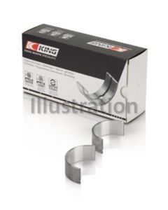 King 03-15 Dodge Cummins Diesel 5.9L L6 (Size 0.25) Cracked Rod Bearing (Must Order 6 for Set) - CR1305SI0.25