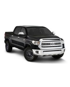 Bushwacker 16-18 Toyota Tundra Fleetside Pocket Style Flares 4pc - Midnight Black - 30918-43