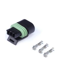 Haltech Delphi 3 Pin Single Row Flat Coil Connector Plug & Pins - HT-030414