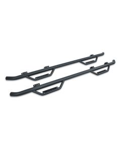Go Rhino Dominator Xtreme D2 Side Steps 57in. Cab Length - Tex. Blk (No Drill/Mounting Brkt Req.) - D20057T