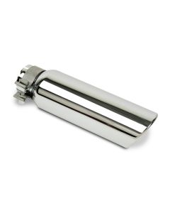 Go Rhino Exhaust Tip - Chrome - ID 2 1/4in x L 10in x OD 3in - GRT225310