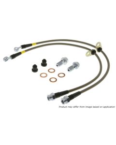 StopTech 07-08 BMW E90/E91/E92/E93 328 (all)/335 (all) /07-13 E82 128i/135i Stainless Steel Rear Bra - 950.34525