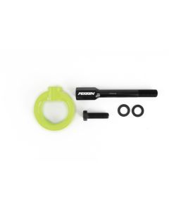 Perrin 02-07 Subaru WRX/STI Tow Hook Kit (Front) - Neon Yellow - PSP-BDY-230NY