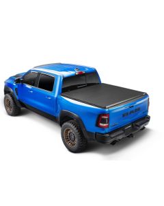 Lund 19-23 Dodge Ram 1500 5.7ft Bed (w/o RamBox) Hard Fold Tonneau Lund - Black - 969259