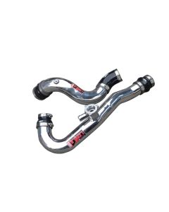 Injen 15-19 Ford Mustang 2.3L EcoBoost Aluminum Intercooler Piping Kit - Wrinkle Black - SES9200ICPWB