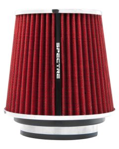 Spectre Adjustable Conical Air Filter 5-1/2in. Tall (Fits 3in. / 3-1/2in. / 4in. Tubes) - Red - 8132