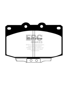 EBC 86-89 Mazda RX7 2.4 (1.3 Rotary)(Vented Rear Rotors) Ultimax2 Front Brake Pads - UD331