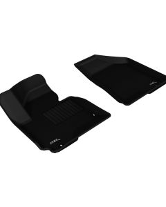3D MAXpider 2014-2016 Kia/Hyundai Sportage/Tucson Kagu 1st Row Floormat - Black - L1KA02611509