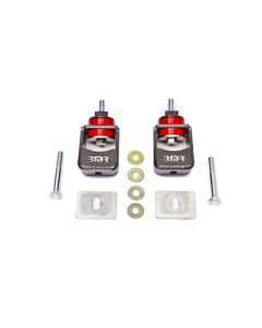 BMR 10-15 5th Gen Camaro Motor Mount Kit (Polyurethane) - Black Hammertone (Spacers Not Included) - MM004H