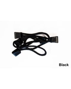 Fishbone Offroad Paracord Zipper Pulls 5 Pcs - Black - FB51279-B