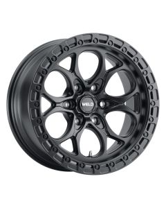 Weld Off-Road Ledge Six W108 20x9 / 6x139.7 BP / 5 In BS Satin Black Wheel - W10809084500