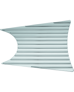 Kuryakyn Finned Mid Primary Accent Cover Chrome - 6062