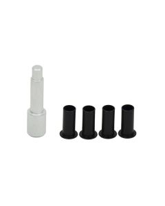 Kentrol 07-18 Jeep Wrangler JK Door Hinge Liners 2 Door - Textured Black - 70001