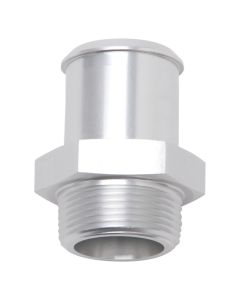 Edelbrock Hose End Straight 3/8In NPT to 5/8In Barb Clear Anodize - 8188