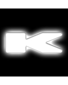 ORACLE Lighting Universal Illuminated LED Letter Badges - Matte Wht Surface Finish - K - 3140-K-001