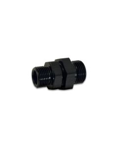 Vibrant -10AN to -8AN ORB Male to Male Union Adapter - Anodized Black - 16983