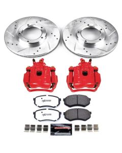 Power Stop 95-04 Toyota Tacoma Front Z36 Truck & Tow Brake Kit w/Calipers - KC1232-36