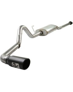 aFe MACHForce XP 3in 409SS Cat Back Exhaust w/ Black Tips for  09-10 Ford F-150 V8 4.6L/5.4L - 49-43015-B