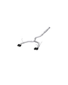 MBRP 3" Catback Dual Split Rear Quad CF Tips Race Profile Subaru WRX 2022 - S48083CF