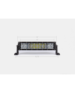 Cali Raised 14 Dual Row 5D Optic Osram Led Bar - Combo - CR2301