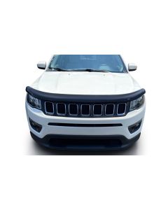 AVS 17-22 Jeep Compass Carflector Low Profile Hood Shield - Smoke - 20172