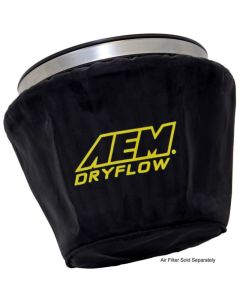 AEM Air Filter Wrap Black 7.5in Length x 5in Width x 5in Height - 1-4002