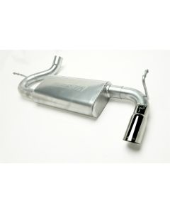 Gibson 07-17 Jeep Wrangler 3.6L Unlimited/ 07-11 Wrangler 3.8L Cat-Back Exhuast - Stainless - 617301