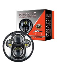 Oracle 5.75in 40W Replacement LED Headlight - Chrome - 6913-504