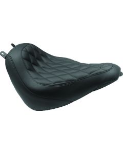 Mustang 18-21 Harley Heritage Classic, Deluxe Wide Tripper Solo Seat Diamond Stitch - Black - 83008