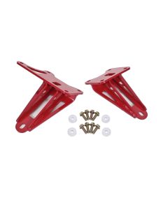 BMR 11-17 S197 Mustang Motor Mount Brackets - Red - MM008R