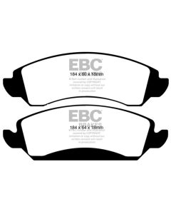 EBC 09-14 Cadillac Escalade 6.0 Hybrid Ultimax2 Front Brake Pads - UD1363