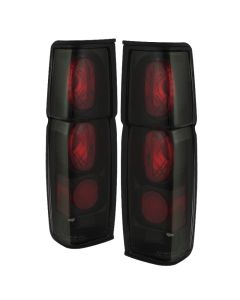 Spyder Nissan Hardbody 86-97 Euro Style Tail Lights Black Smoke ALT-YD-NH86-BSM - 5078216