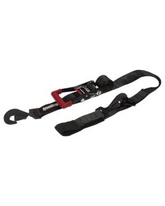 SpeedStrap 2In x 8Ft Ratchet Tie Down w/ Flat Snap Hooks & Axle Strap Combo, Made in the USA - 28001-US