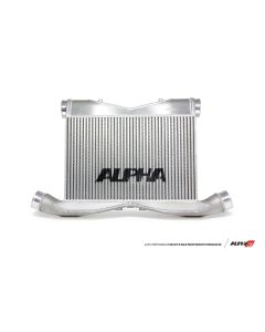 AMS Performance Race Front Mount Intercooler with Logo Nissan GT-R R35 2009-2021- AMS-ALP.07.09.0008 - ALP.07.09.0008-1
