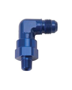 Russell Performance -10 AN 90 Degree Male to Male 3/8in Swivel NPT Fitting - 614120