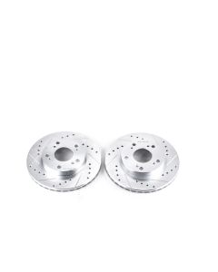 Power Stop 02-06 Acura RSX Front Evolution Drilled & Slotted Rotors - Pair - JBR962XPR