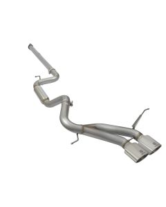 aFe POWER Takeda 3in 304 SS Cat-Back Exhaust w/ Polished Tips 13-17 Ford Focus ST L4-2.0L (t) - 49-33083-P