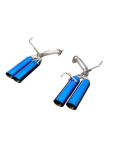 Remark 2022+ Subaru WRX BOSO Edition Axle Back Exhaust w/ Burnt Blue Stainless Tips - RO-TBVB-SL